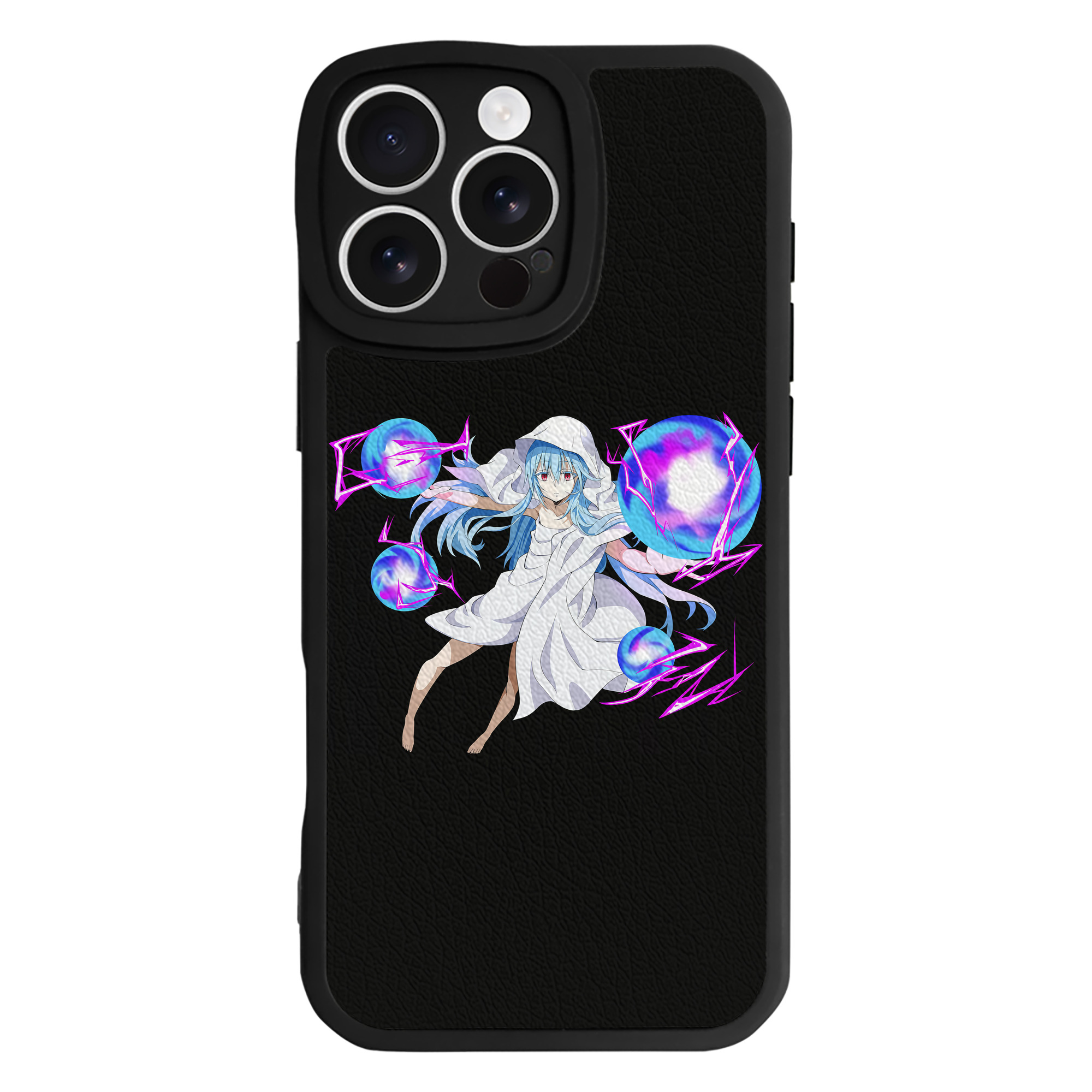 （画像用） 転スラ Regarding Reincarnated to Slime 【iPhone 16シリーズ対応】シリコンスマホケース（レザー調） 材質：シリコン
